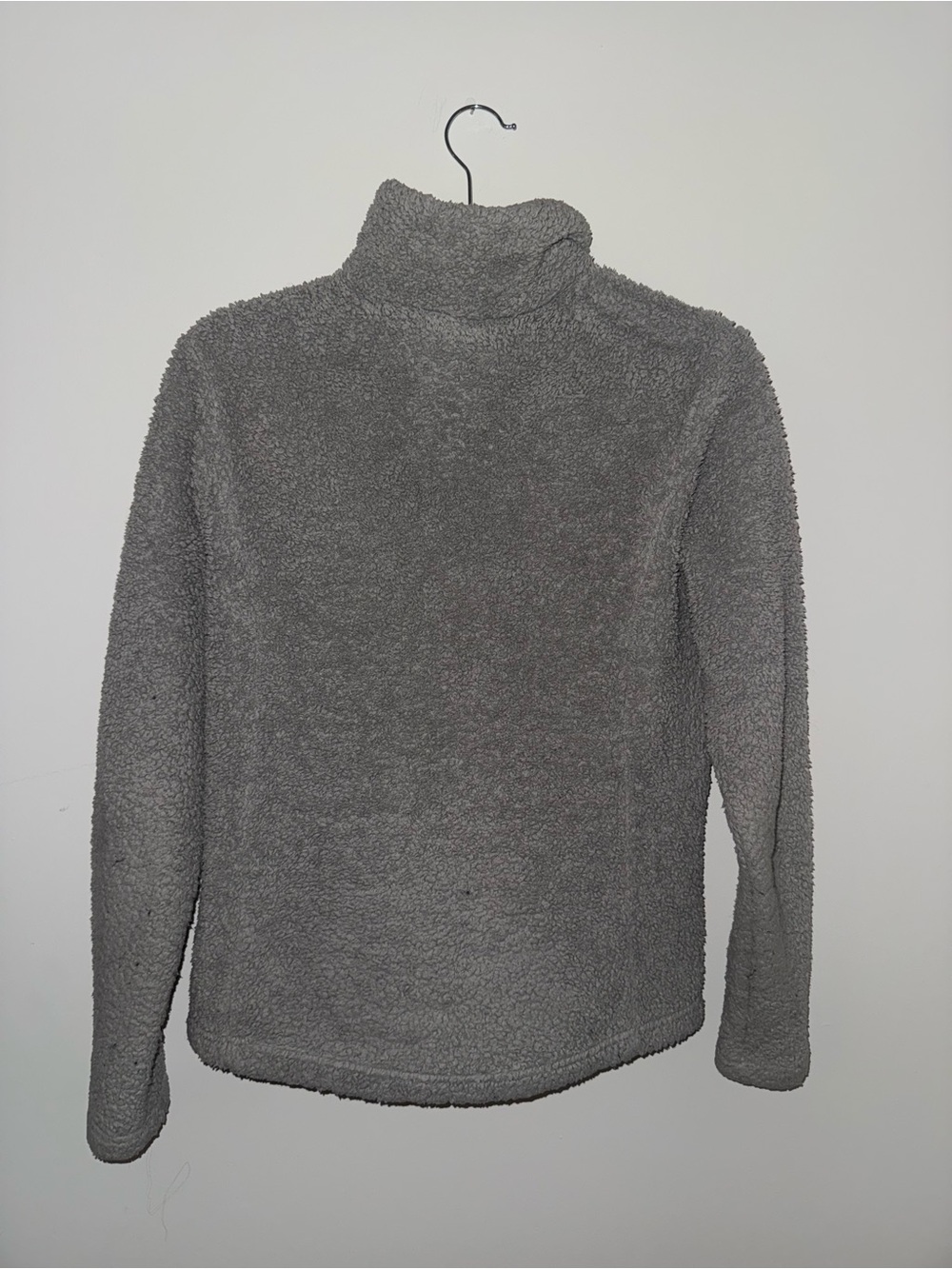 Patagonia Gray Sherpa Quarter-Zip Pullover - Picture 2 of 3